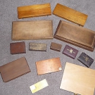 alte Ersatzteilboxen und Kästen von Uhrmacherwerkzeug 