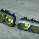 BMW E36 3er GELBE DE Scheinwerfer Fronscheinwerfer M3 GT - BOSCH- LINSE !