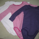 3 Langarmbodys von H&M in Gr. 80