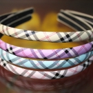 Haarreifen - FARBAUSWAHL - Karo - Haarband Haarschmuck Haarreif - *KR13*