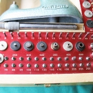 ALTES UHRMACHER WERKZEUGE  - FAVORITE STEINEINPESSVORRICHTUNG