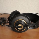 AKG K 240 Studio Kopfbügel Kopfhörer - Schwarz (Kabel defekt -> austauschbar)