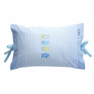 Kinder Spielkissen 'Fische' Streifen blau 40x60cm