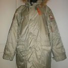NANGAPARBAT Herren WINTER JACKE mit Kapuze * Stein * 72 / 74 / 6XL Übergröße