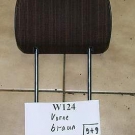 Kopfstütze vorne braun TE Kombi S124 E Limo CE Coupe C124 W124 Mercedes