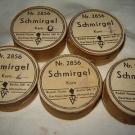 5x Schmirgel, Korn 0 bis 4