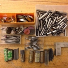 Uhrmacherwerkzeug Konvolut Bohrer,Fräs Und Schleifeinsätze,Winckel