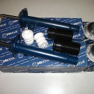 BMW 3 E46 TOURING - 2 x MEYLE GAS STOßDÄMPFER + DOMLAGER  + STAUBSCHUTZ VORNE