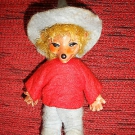 Kleine Puppe Igelfigur