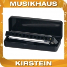 CLASSIC CANTABILE BRASS MUNDHARMONIKA RICHTER MODELL C-DUR BLUES HARP INKL. ETUI