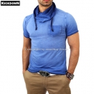 KICKDOWN PARTY POLO CLUB HEMD HUGE COLLAR SPRAYED POCKET T-SHIRT K-2460 NEU