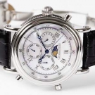 Calvaneo "ESTEMIA MoP Perlmutt" Diamanten besetzte Kalender-Mondphase, Ronda 706