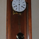 Alte Uhr Wanduhr, Regulator Pendeluhr gefertigt 1970-1975 F Hermle Nr 175