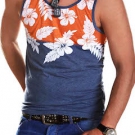 G.B.D. Herren Tank Top T-Shirt Ärmellos Beach Sommer Blau/Grau/Weiß/Türkis NEU