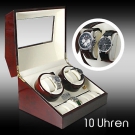 KLARSTEIN LCD UHRENBEWEGER BOX 10 UHREN VITRINE KASTEN - WIEDERVERPACKT