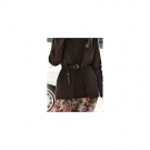 Damen-Gürtel aus echtem Nubukleder