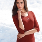 Rundhals-Shirt mit 3/4-Arm