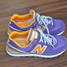 Sportschuhe Damen von New Balance, lila-orange, Gr.38, Neuwertig!