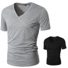 Doublju Germany GmbH - Herren T-shirt Kurzarm V-neck (XJ05)