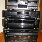 Hifi Anlage  - verschiedene Bausteine (TAPE, CD) - Kenwood / Sony / Saba