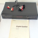 SONY Equalizer SEQ-411 • 2 x 7 Band HiFi Stereo Graphic EQ • Spectrum Analyzer