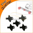 VW Bus T2 T3 Clip Kühlergrill Kühler Grill Befestigung auch Syncro 5 Stück NEU