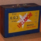 ANCIEN PILE TSF - LA PILE LECLANCHÉ - PILE 6G2 RADIO 9V