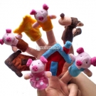 Xmas-Finger-Marionetten-Puppe Baby-pädagogische Hand Toy Story Kindergeschenk