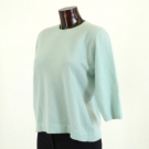 AIDA BARNI PULLOVER mint Gr. L - 100% KASCHMIR! LUXUS PUR! /BP014_B