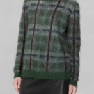 CHECKERED JACQUARD SWEATER