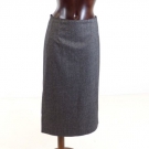 BETTY BARCLAY COLLECTION ROCK schwarz weiß Gr. 42 - WOLLE! /DX711