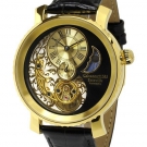 Calvaneo ESTAVILLE GOLD Die 3 Ebenen Zifferblatt vergoldete Automatikkaliberuhr