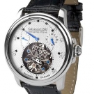 Calvaneo Feine platinierte Automatik "VERSAILLES ARCTICA" 360° drehendes Kaliber