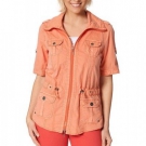 GINA LAURA Blusenblazer papaya Gr. M NEU