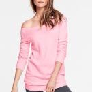 FLEECE OFF-THE-SHOULDER TUNIC