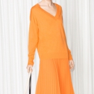 V-NECK SILK-BLEND SWEATER