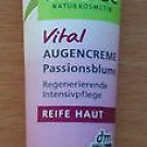 (10 € /100 ml)   Alverde  AUGENCREME - PASSIONSBLUME  15 ml  NEU  MHD. 10 / 2016