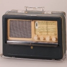 Philips Kofferradio LX 548 AB  - altes Röhrenradio von 1954 - spielt !