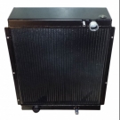 Wasserkühler 5-Zyl 90mm Netz / radiator 5-cyl 90mm block