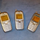 3x Kulthandy Siemens  SL45i - SL45 - SL42 silber