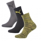 PUMA Puma Short Crew 3P Unisex Socken bunt
