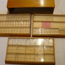 Uhrmacher Kiste mit 3 Einschüben für Kleinteile,Hergestellt im soz. Aethiobien