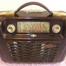 Krefft Weltfunk Pascha UKW Kofferradio aus Bakelit um 1955 Röhrenradio