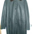 Kurzmantel, Herren, Leder, schwarz, mit Fell gefüttert, Gr. 54, Gallotti TOP