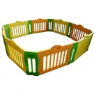 BABY VIVO LAUFGITTER ABSPERRGITTER GROSSES 4-ECK LAUFSTALL FÜR BABY UND KIND