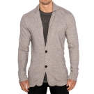 Sublevel lässige Herren Übergangs Jacke Cardigan Weste im Sakko Look 20453A