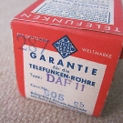 DAF11   Röhre  TELEFUNKEN   -- NEU u OVP -- noch VERSIEGELT