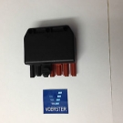 Stecker 7-polig schwarz/braun, 250/400V, 16A System Wieland *BG*