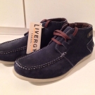 Livergy Casual Freizeitschuhe Größe 43 Blau Veloursleder