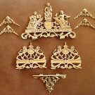 8 Ornamente für Zaanse Clocken